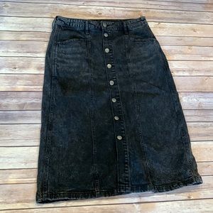 Old Navy button down midi skirt